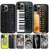 Vintage Synth Synthesizer Moog Print Phone Case Cover For iPhone 17 Air 15 16e 14 13 12 Pro Max 11 Pro Max Plus