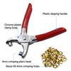 Eyelet Pliers Eyelet Rivets 40pcs 1pcs 100pcs Matched Eyelet Rivets 15cm