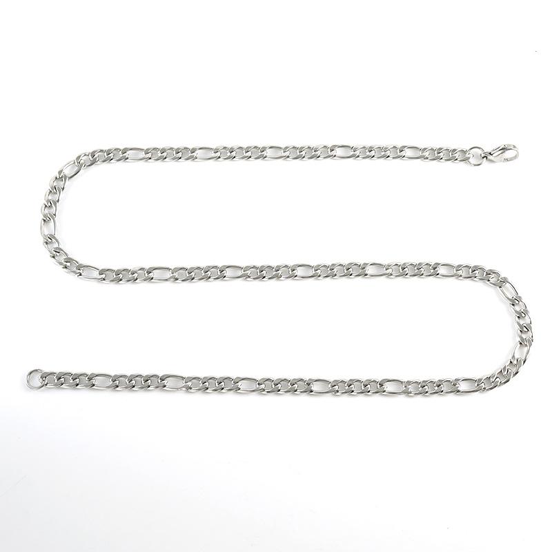 New Stainless Steel Titanium Steel NK3:1 Chain Chain American Vintage Hip Hop Cuban Punk Necklace
