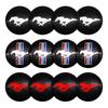 BAYX7 56mm Car Wheel Center Hub Stickers Center Caps Decal Tire Rim Sticker Decoration For Ford Mustang Fiesta Mondeo Fusion Kuga