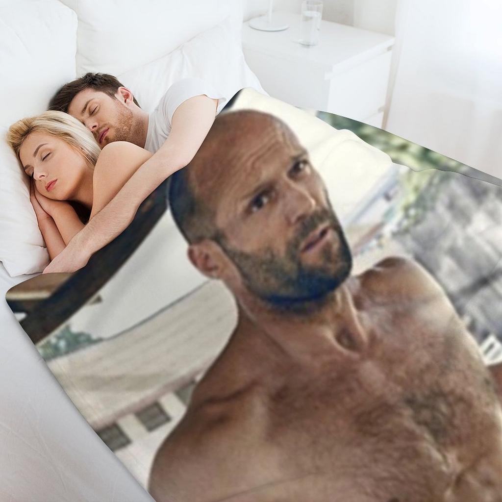 jason statham Throw Blanket Flannel Soft Plaid manga Sofa Quilt Blankets