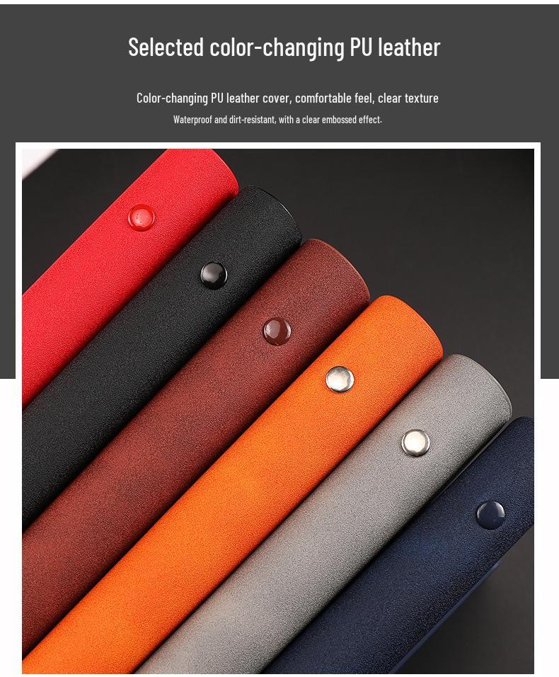 A5 Three-fold Notebook with Loose-leaf Sheets, Magnetic Closure, and Custom Gift Box - Business Diary with Personalized Designs