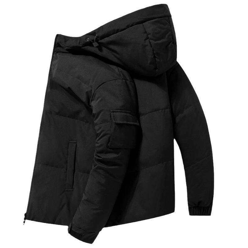 New Style Winter Basic Popular Men's Down Jacket, Non-iron Treatment, Fashionable Urban Hooded Lapel Jacket