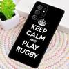 Rugby Football Sport TPU Phone Case For Samsung Galaxy Note 10 Pro S26 S25 S24 S23 S22 Ultra Plus S21 FE S20 Shockproof Cover