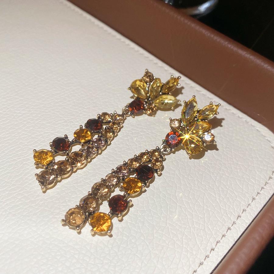 

Высококачественное роскошное ожерелье с подвеской в виде цветка из страз