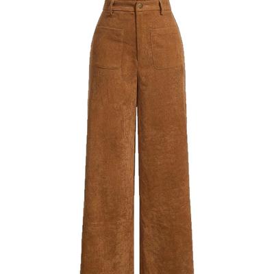 Retro Gerade Bein Lange Hose Hoch und Locker Vielseitige Neue Oberbekleidung für Frühling und Herbst Damen Freizeithose