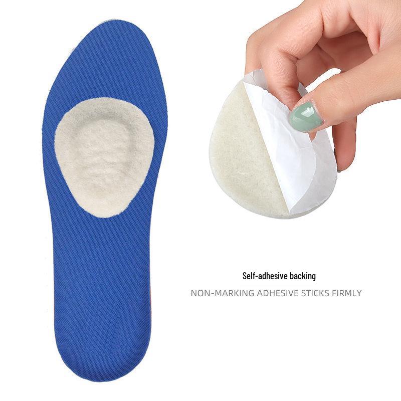 Self-Adhesive Felt Metatarsal Arch Support Pads for High Heels - Breathable, Anti-Abrasion, Half Size