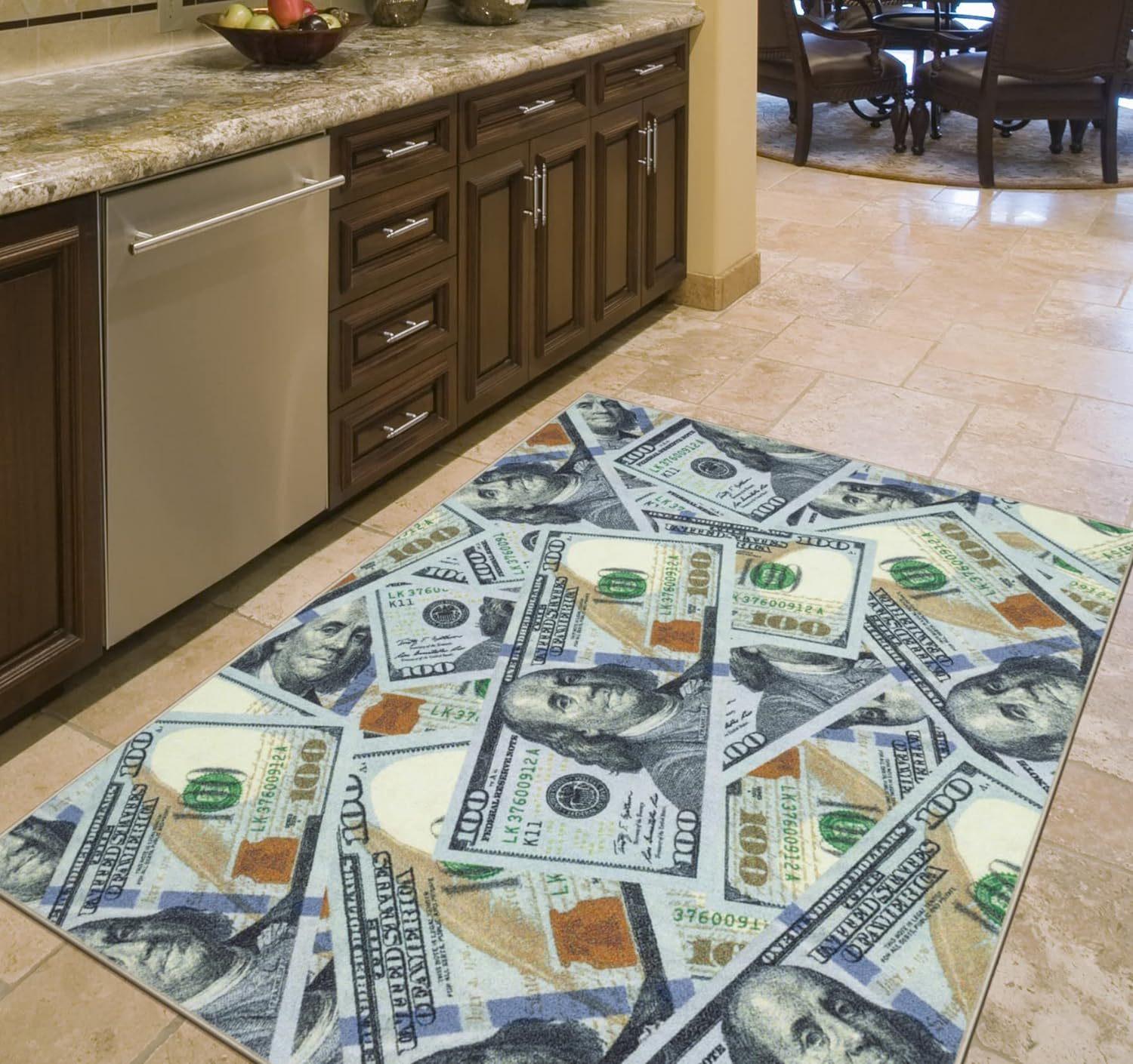 

Creative Dollar Carpet Household Kitchen Long Mat Bedroom Bedside Blanket Balcony Window Mat 60*160cm
