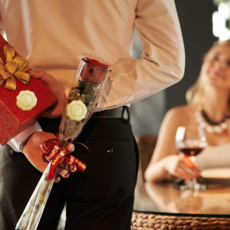 5/10 blätter Gold Umschlag Aufkleber Geprägte Herz Siegel Aufkleber Für Postkarten Einladungen Karte Geschenke Dekor Selbst Klebe Aufkleber