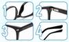 High Quality Stylish Reading Glasses Blue Light Cut UV Protection UV Protection TR90 Material Black [JO] Men's 2.00