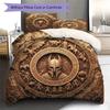 HelmofMordor Pattern Bedding Quilt Set Quilt Cover Pillowcase Home Decoration Birthday Gift (1 * duvet cover + 2 * pillowcase, without core)