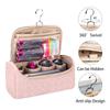Dyson Hair Dryer & Curling Iron Travel Bag - Portable PU Leather Makeup Storage for Men & Women