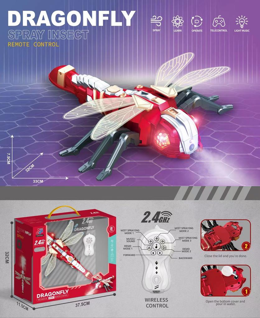 Toys Robot Toys RC Spider Remote Control Spider with Spray/Light/Music Gifts for 6 -12 Year Old Halloween Easter for Kids Boys