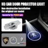 For 301 307 308 406 508 2008 3008 108 RCZ 607 4008 107 306 2pc Car Door Welcome Light LED Laser Projector Induction Lamp