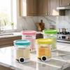 Eisaufbewahrungsglas Kompatibel mit Ninja Swirl NC701 NC701C Creami Eis-Softeisbereiter BPA-Frei Lebensmittelqualität Anti-Rutsch-Behälter für die Küche