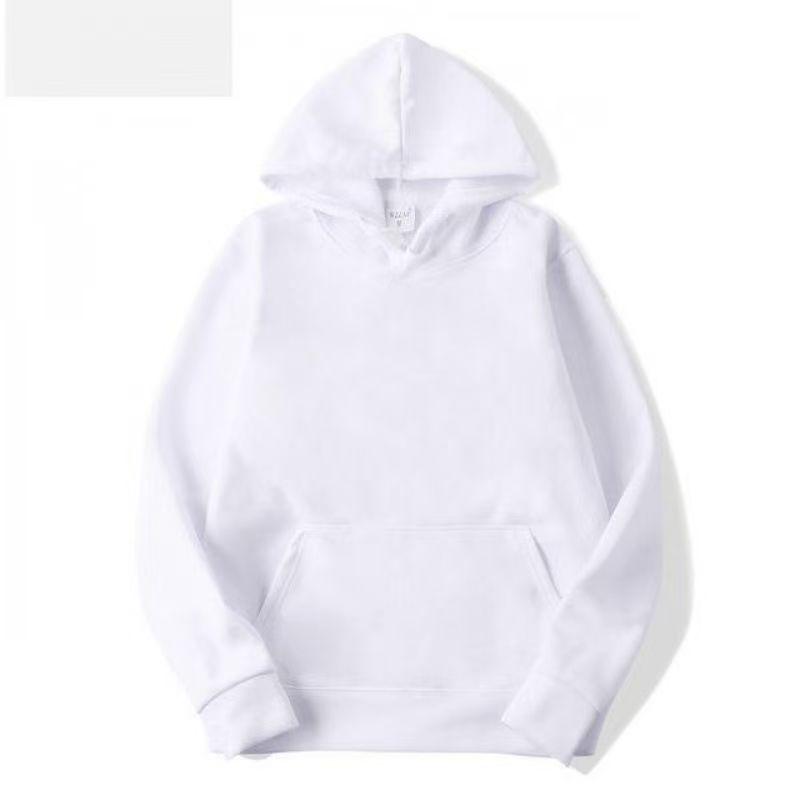 220g European Size Unisex Autumn/Winter Loose Fit Sports Hooded Sweatshirt