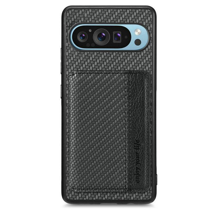 

Luxury Case for Google Pixel 9A 9 Pro XL 5G Leather Card Cover Anti-theft Magnet Wallet Funda Pixel 9 Case Pixel9 A 9Pro XL Capa Pixel 9A чёрный