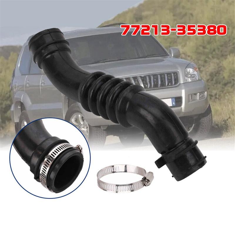 Car Fuel Tank Filler Hose+Clamp 77213-35380 for Toyota Land Cruiser Prado 120 Series 2003-2010 7721335390 Oil Pipe Line