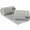 Towel Laboratory Long Face Set of and Easy To Wrap Around Your Perfect for the and Outdoors In 3 [WORK&SPA] #007 Thick, Heavy-Duty Towel, Gray, 2,