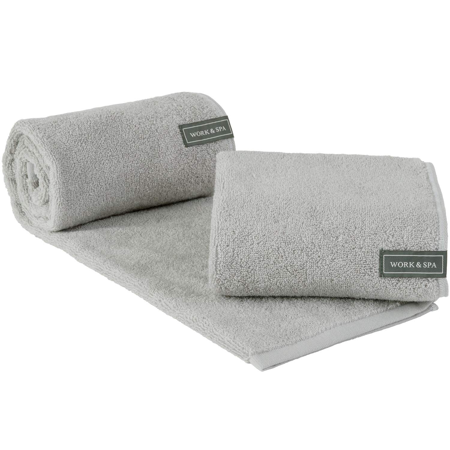 

Towel Laboratory Long Face Set of and Easy to Wrap Around Your Perfect for the and Outdoors in 3 [WORK&SPA] #007 Thick, Heavy-Duty Towel, Gray, 2, серый