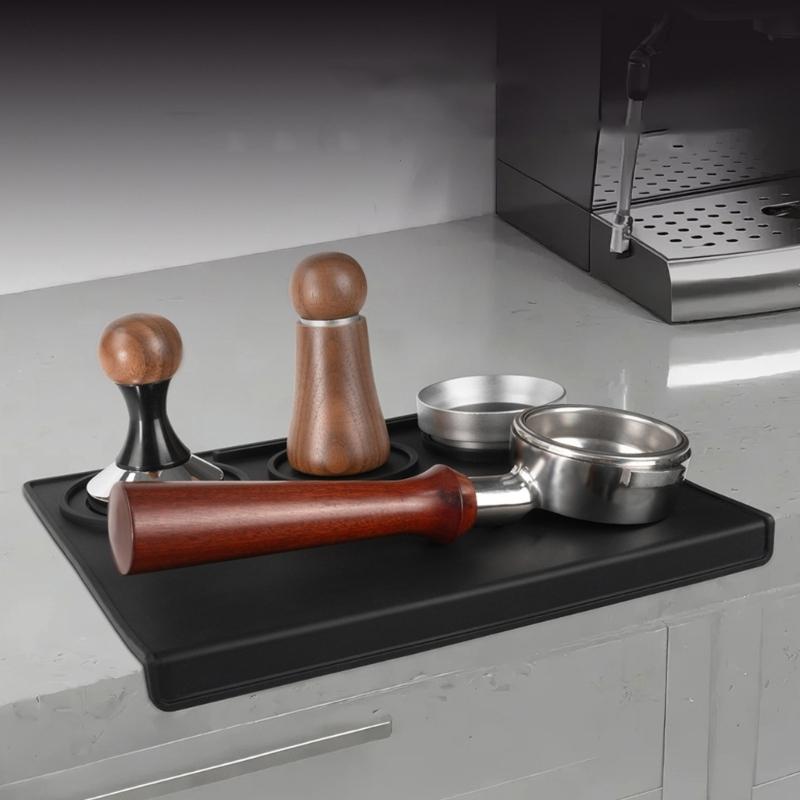 Practical Silicone Coffee Tamper Mat Espresso Silicone Mat Coffee Pad Silicone Pad Mat Espresso Coffee Tamper Mat