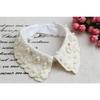 Ladies Women Adult Detachable Shirt Fake Collar Vintage lace pearl False Collar Blouse Neckwear Clothing Accessories