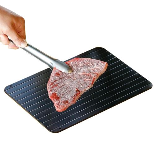 CB Japan Rapid Thawing Plate, 3mm Thick, 20.8 x 29.5cm, Dishwasher Safe, Simply Place Food on It, Fast Thawing, Quick Freezing, Atomico