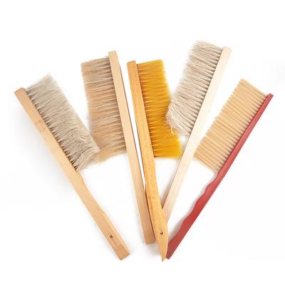 Beekeeping Tools Wood Honey Brush Wasp Bee Sweep Horse Tail Hair Bee Brush