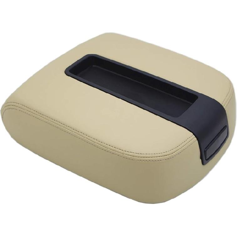 Black Armrest Cover Center Console Lid for Chevy Avalanche Silverado Tahoe GMC Yukon XL Sierra 2007-2013