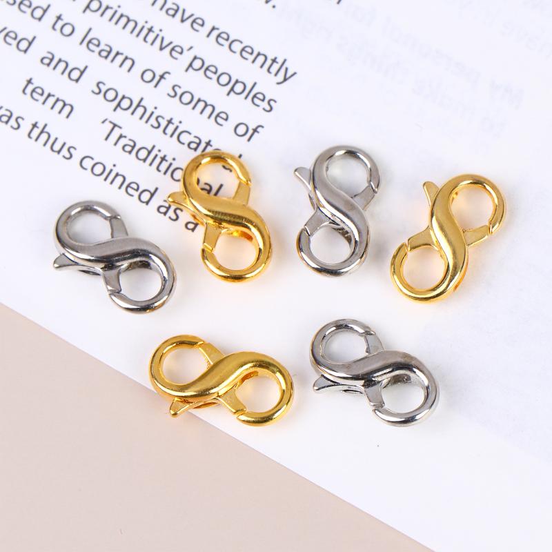Keyring Figure Eight Lobster Clasp for Jewelry DIY Metal Durable Connectors Accessories for Making Gifts