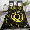 Marble 3D Digital Printing Quilt Cover Pillowcase Two Three Piece Set Polyester