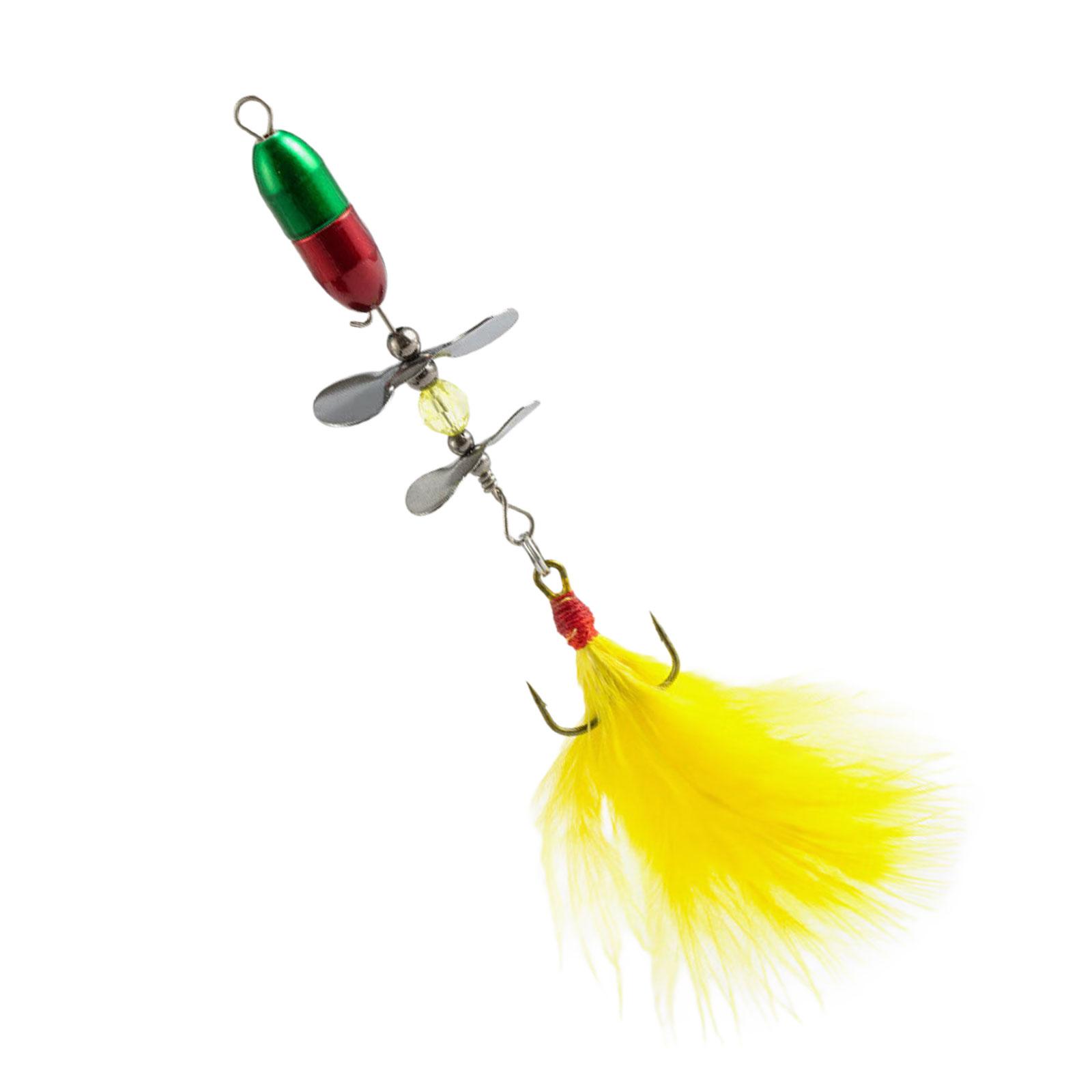 

Рыболовная приманка вращающаяся блесна блестки рыболовная приманка 9 г двойной пропеллер воблер искусственная приманка с пером и тройным крючком B