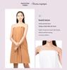 Women's Cotton Bathrobe: Absorbent Wraparound Bandeau Dress