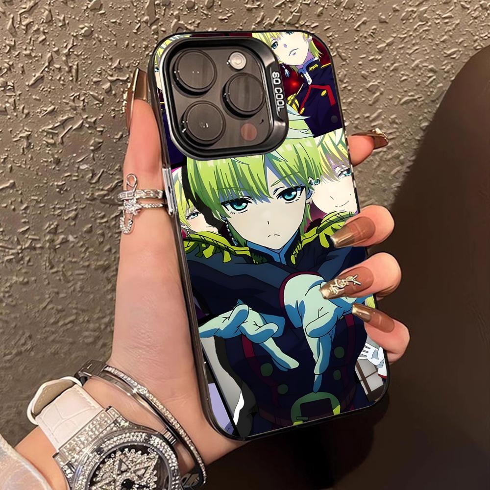 

Mato seihei no slave Tenka Izumo Translucent Mobile Phone Case for iPhone 17 16 15 14 13 12 11 X XR XS Air Pro Max Plus Colorful iPhone X