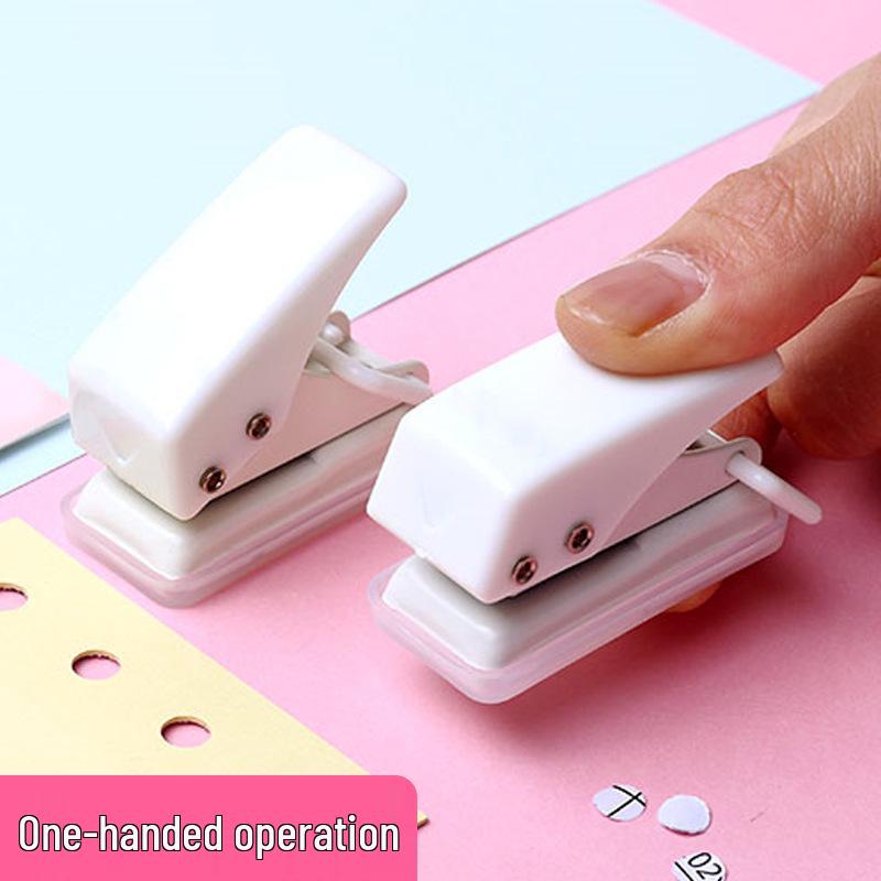 Kedeou TRIO 92A2 Upgraded Mini Student Single-Hole Punch (10-Page Capacity)