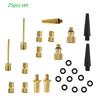All in 1 Bicycle Valve Accessories SV AV DV Tire Ball Pump up Valve Adapter for Bicycle Balls