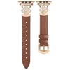 Watch Band For Apple Watch Series 10 Ultra 8 9 8 7 SE 6 5 4 3 2 1 46mm 49mm 45mm 44mm Four-Pointed Star Adjustable Genuine Cow Leather Strap