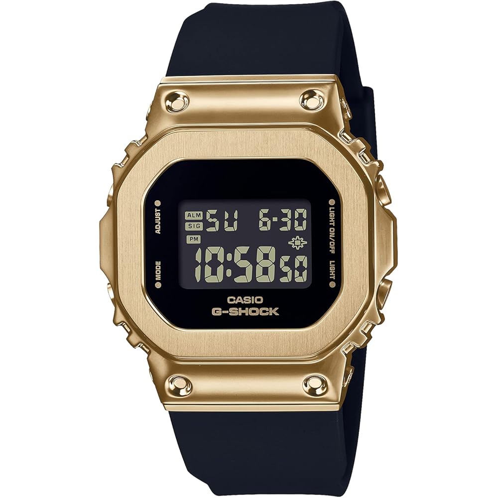 

Casio G-Shock GM-S5600GB-1JF Mid-Size Metal Covered Unisex Watch Black