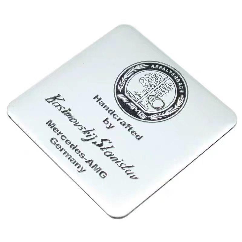 Mercedes Benz Series Aluminum Badge Car Body Stickers Decals For Mercedes Benz AMG W203 W206 W220 W205 W211 W212 W201 W168 W108 OS5
