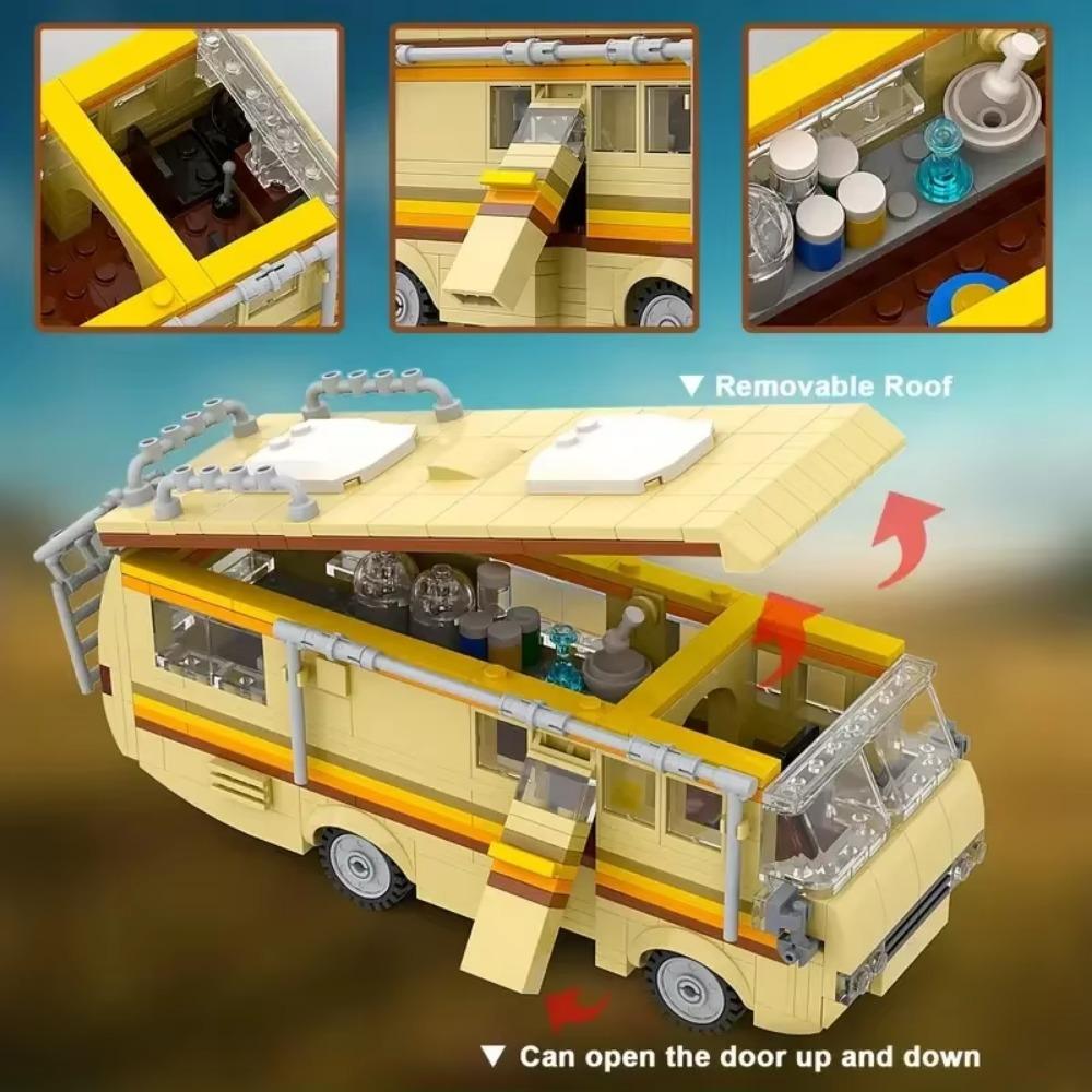 High-Quality 360Pcs High-Quality Moc High-Quality Breaking High-Quality Bad High-Quality Cooking High-Quality Lab High-Quality Rv High-Quality Car