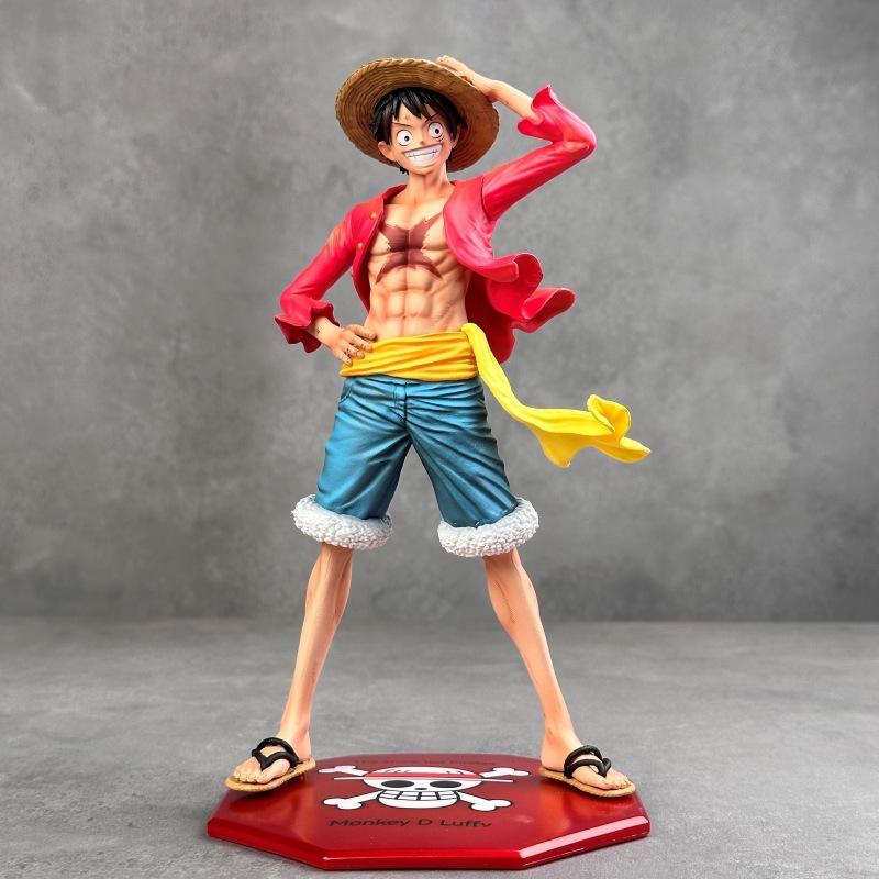 ONE PIECE ZERO Press Hat Ghost Island Luffy, Captain of Straw Hat Group, Straw Hat Smiley Luffy, Model Box Figure