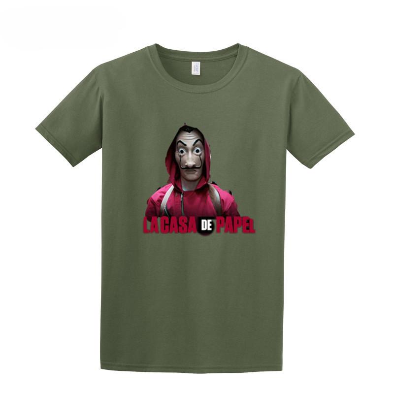 Famous House Of Paper Money Heist La Casa De Papel T Shirt Short Sleeve T Shirt