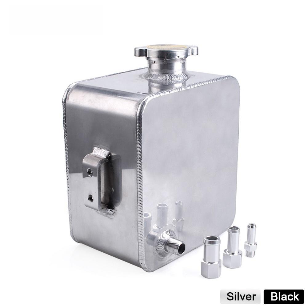 Serbatoio di Espansione Radiatore 2.5L in Alluminio Serbatoio di Sfiato Liquido di Raffreddamento Compatibile con Modelli di Veicoli Raffreddamento Efficiente
