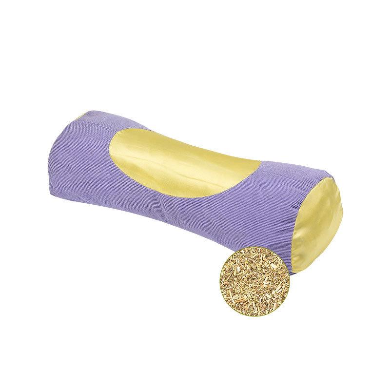 Mugwort Sleep-Aid Cervical Pillow: Herbal Neck Support & Waist Cylindrical Cushion