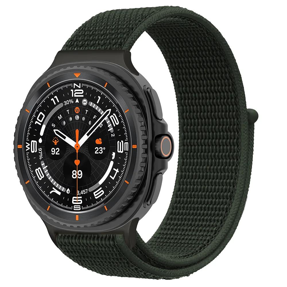 Nylon Loop for Samsung Watch 8/8 Classic Band 40mm 44mm 46mm Accessories Sport Elastic Belt Brecelet Correa Galaxy Watch 8 Strap