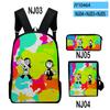 Trendy Subway Midnight Game 3D Print 3pcs/Set Pupil School Bags Laptop Daypack Backpack Inclined Shoulder Bag Pencil Case