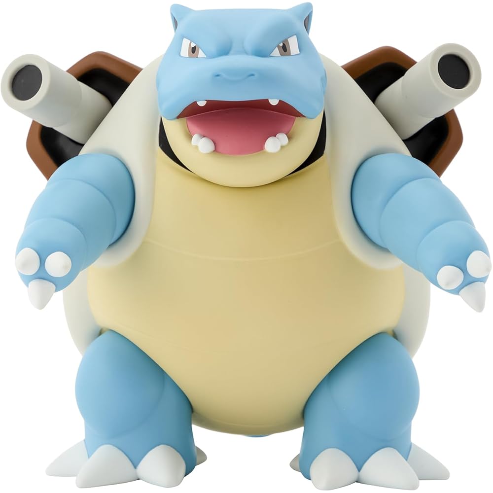Pokemon Center Original Soft Vinyl Figure Blastoise 6 inch Collectible Toy
