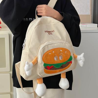 Nový roztomilý batoh Batoh s panenkou Hamburg Velký kreslený batoh Žolík Studentská taška Na podzim a v zimě