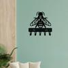 Honey Bee Key Rack Hanger Small Mount Hooks Key Holder Organizer Coat Rack Key Hanger Iron Crafts Hooks - Decorative Home Accent
