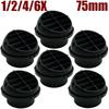 1/2/4/6Pcs 75mm/2.95inch Car Air Vent Ducting Piece Duct Pipe Outlet Rotatable Warm Diesel Parking Heater For Truck VAN Camper